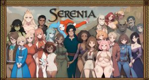Adult game Serenia main photo with characters