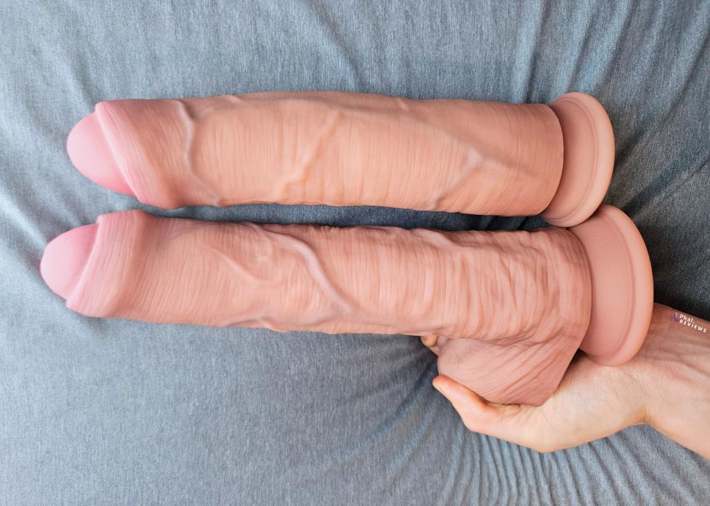 realistic dildos size comparison