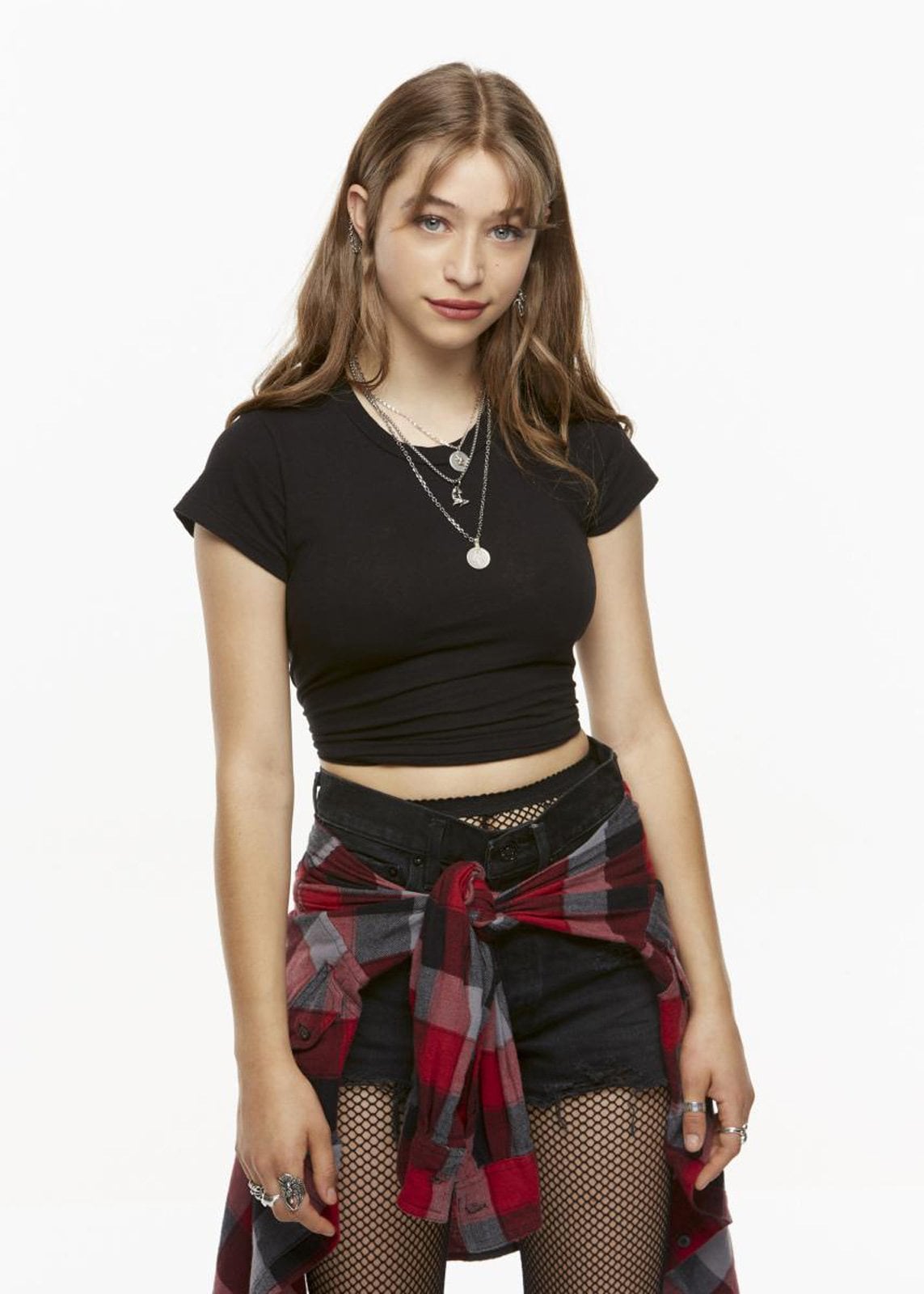 Odessa A'zion's captivating gazeA mesmerizing portrait of OdessaThe alluring presence of Odessa