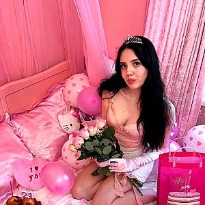 Roze Glitter